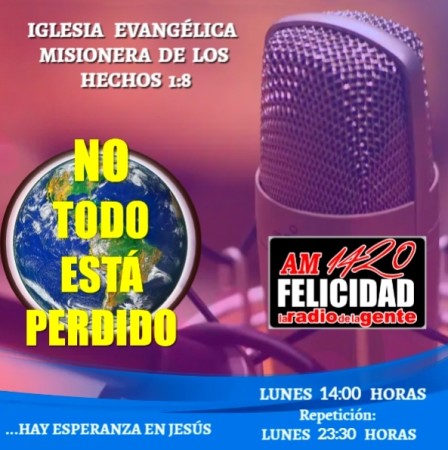 NO TODO ESTÁ PERDIDO